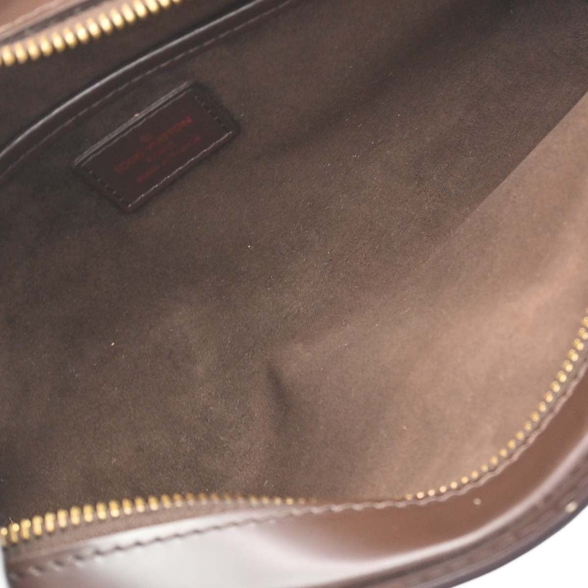 Louis Vuitton Pochette Saint Louis Damier, Brown, Canvas, Clutch