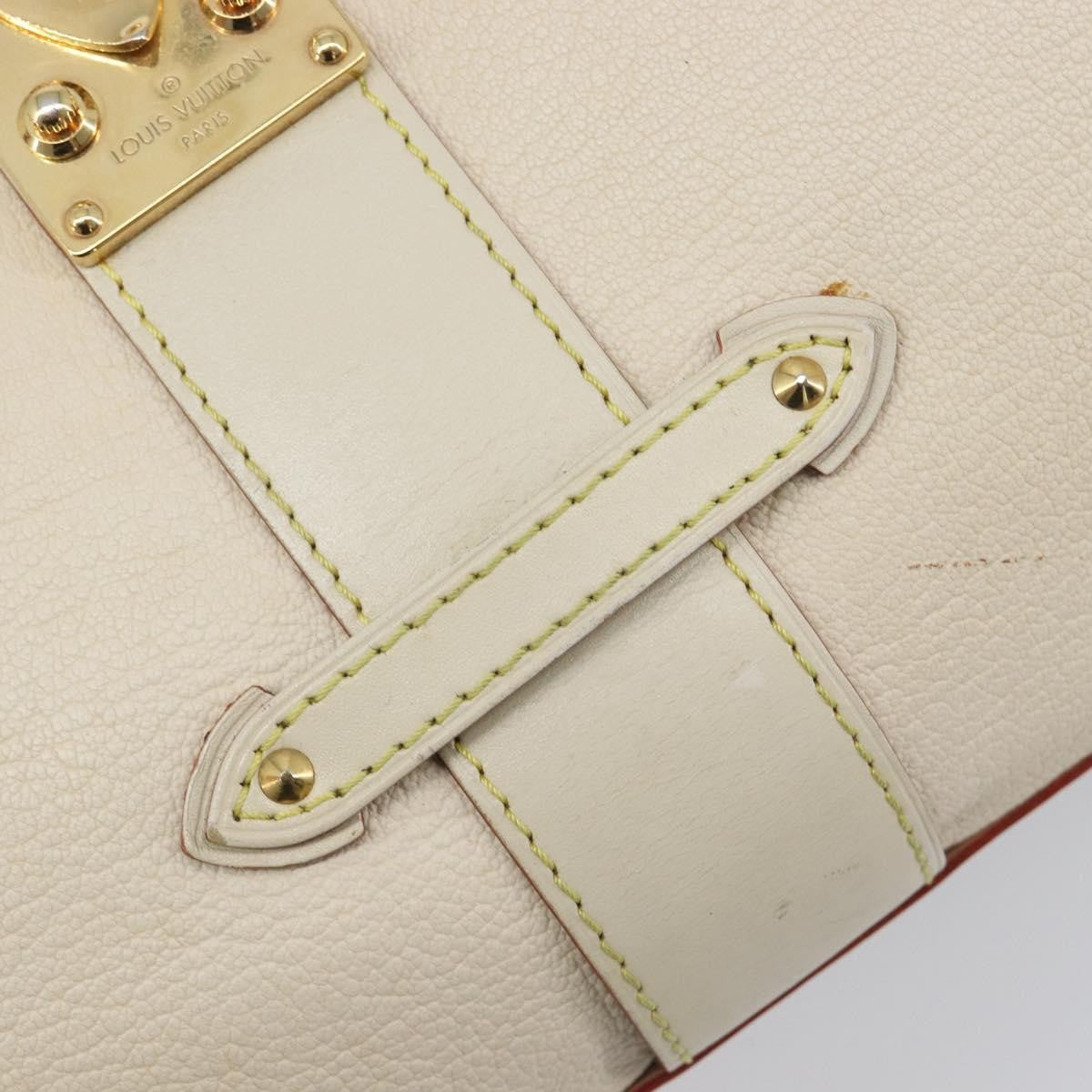 Louis Vuitton Suhali L'Ingenieux Leather, White, Leather, Handbag