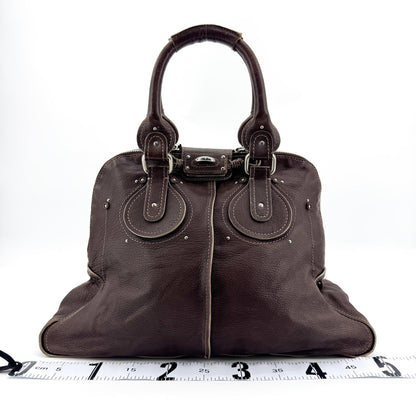 Chloe Paddington Leather, Brown, Leather, Handbag