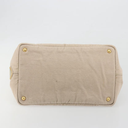 Prada Canapa Canvas, Beige, Canvas, Tote Bag