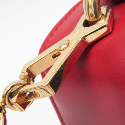 Gucci Sylvie Top Handle Leather, Red, Leather, Handbag