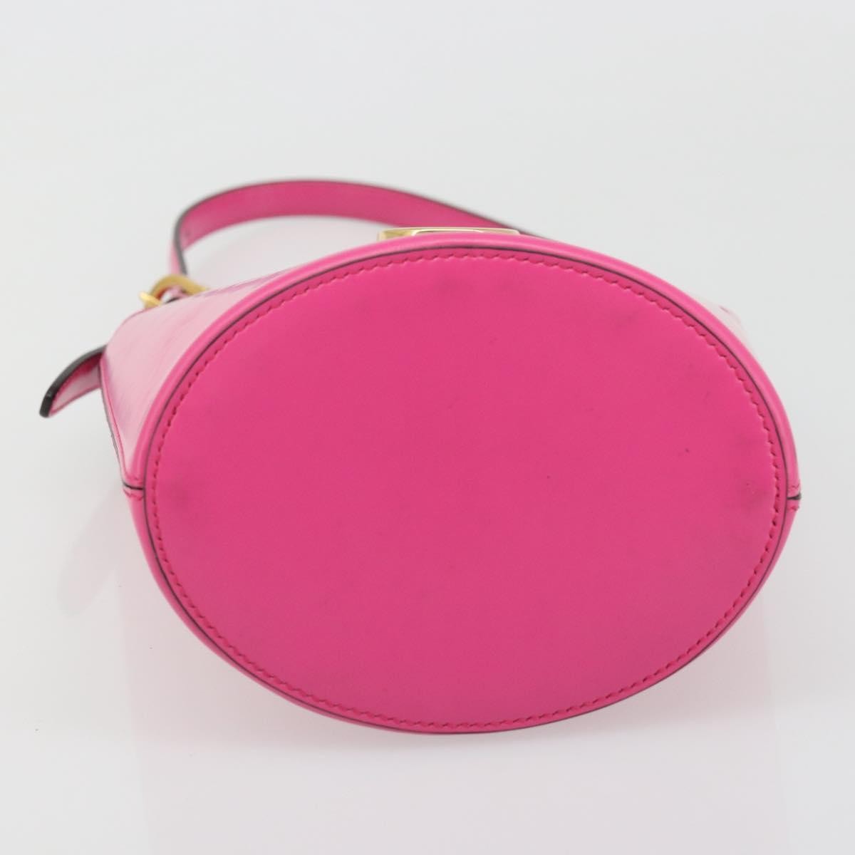 Salvatore Ferragamo Trifolio Leather, Pink, Leather, Shoulder Bag