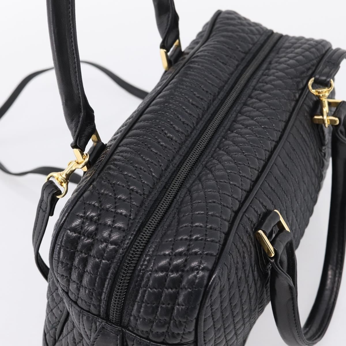 Bally Handbag Leather, Black, Leather, Handbag