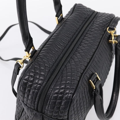 Bally Handbag Leather, Black, Leather, Handbag