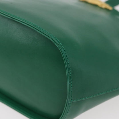 Salvatore Ferragamo Shoulder Bag Leather, Green, Leather, Shoulder Bag