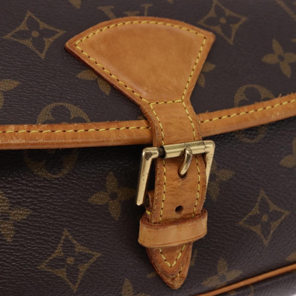 Louis Vuitton Sologne Monogram, Brown, Canvas, Shoulder Bag