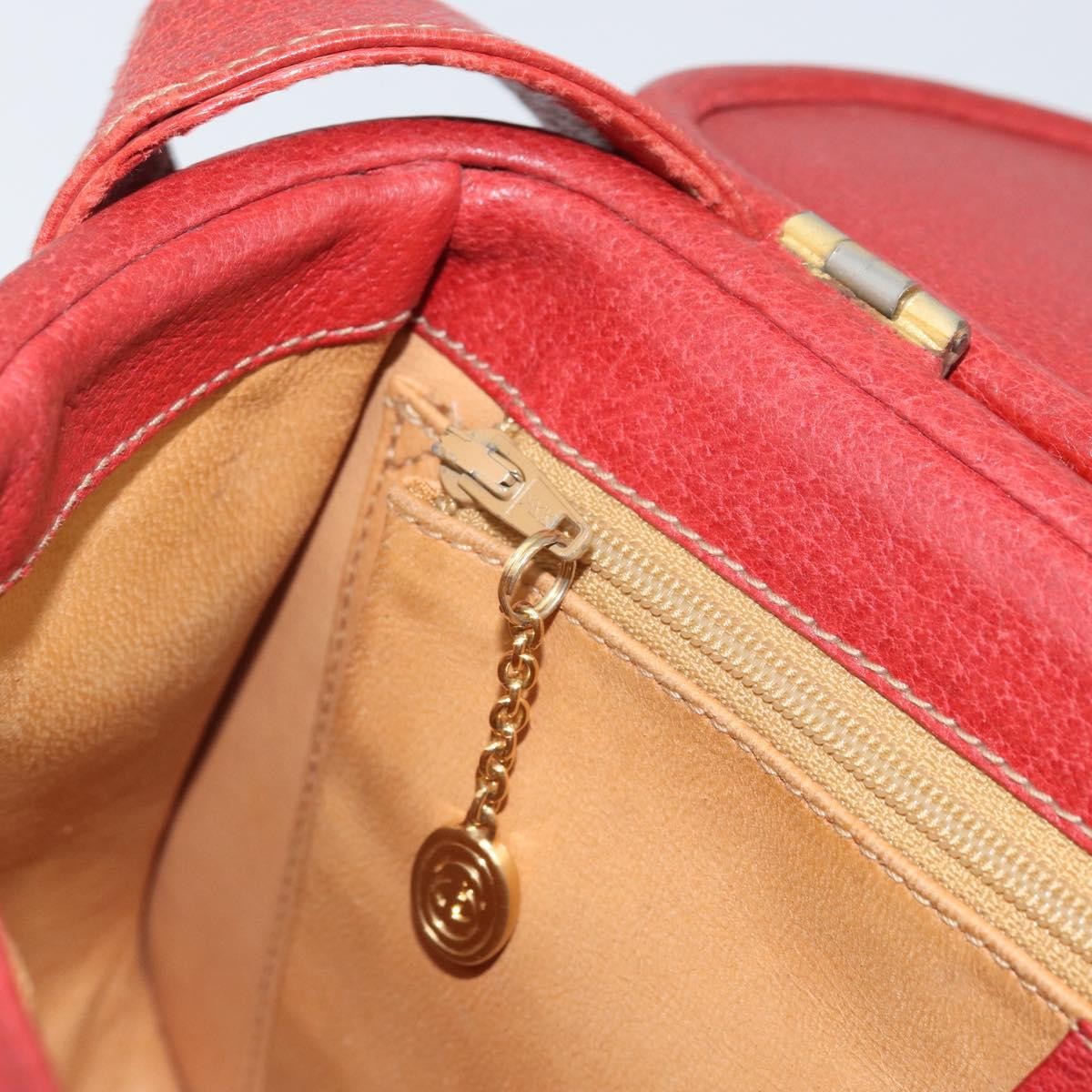 Gucci Vintage Leather, Red, Leather, Shoulder Bag