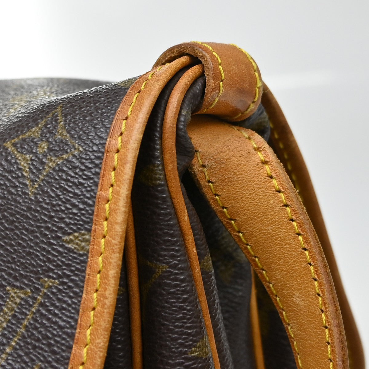 Louis Vuitton Saumur Monogram Canvas, Brown, Canvas, Shoulder Bag
