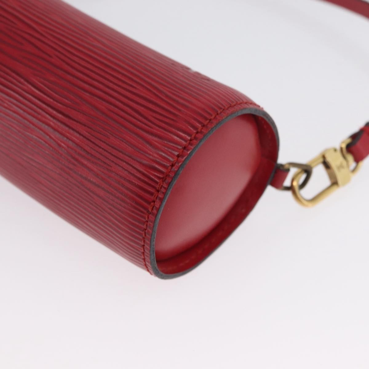 Louis Vuitton Soufflot Pochette Epi Leather, Red, Leather, Clutch