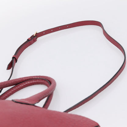 Burberry Clifton Convertible Heritage Grained Leather, Red, Leather, Tote Bag