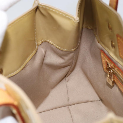 Louis Vuitton Reade Monogram Vernis, Beige, Patent Leather, Handbag