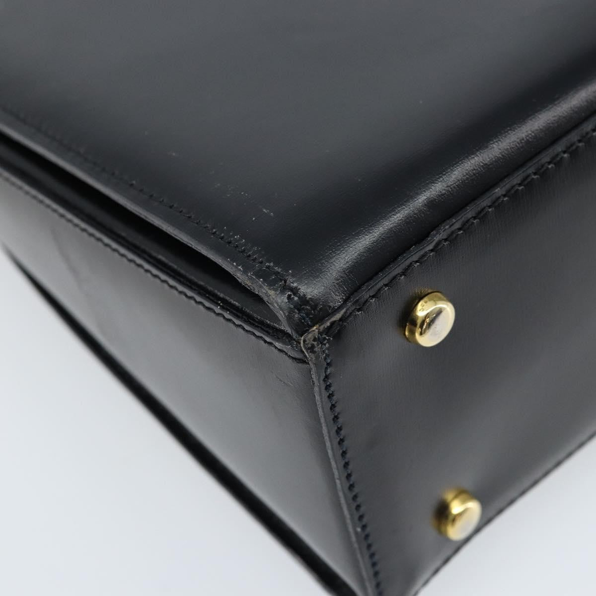 Celine Vintage Leather, Black, Leather, Shoulder Bag