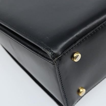 Celine Vintage Leather, Black, Leather, Shoulder Bag