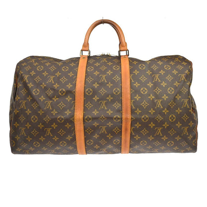 Louis Vuitton Keepall Monogram Canvas, Brown, Canvas, Travel Bag