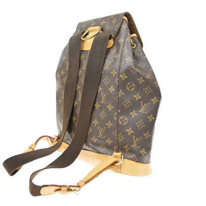 Louis Vuitton Vintage Montsouris Monogram Canvas, Brown, Canvas, Backpack