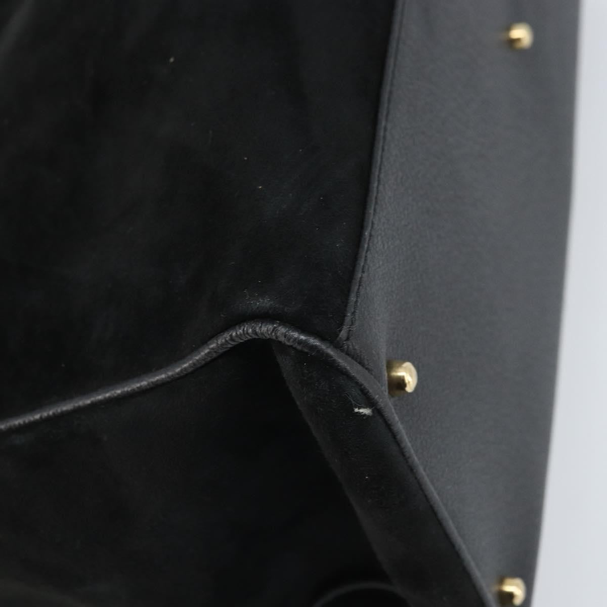 Gucci Bamboo Suede, Black, Suede, Tote Bag