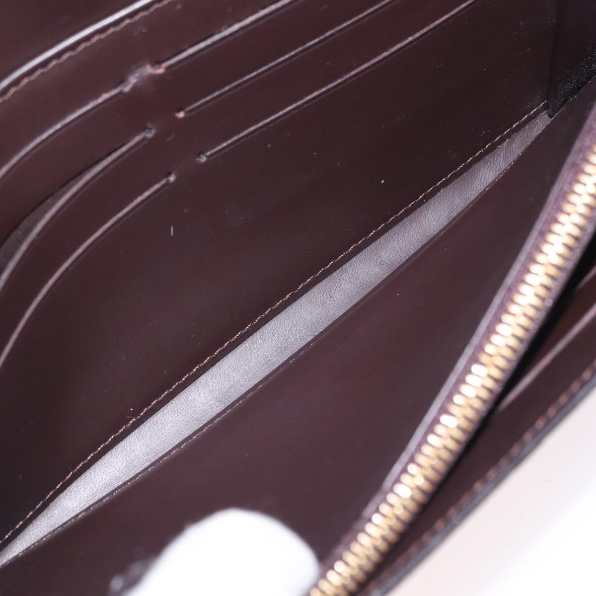 Louis Vuitton Sarah Wallet NM Monogram Vernis, Burgundy, Patent Leather, Wallet