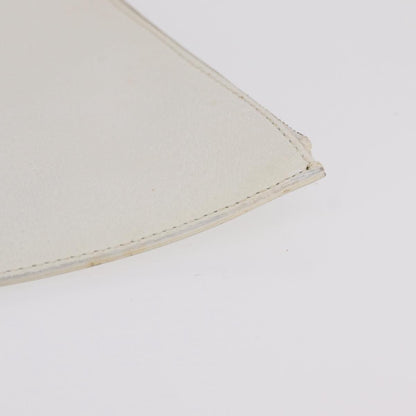 Celine Clutch Leather, White, Leather, Clutch
