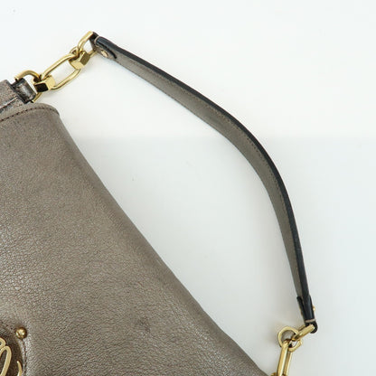 Loewe Shoulder bag Leather, Silver, Leather, Shoulder Bag