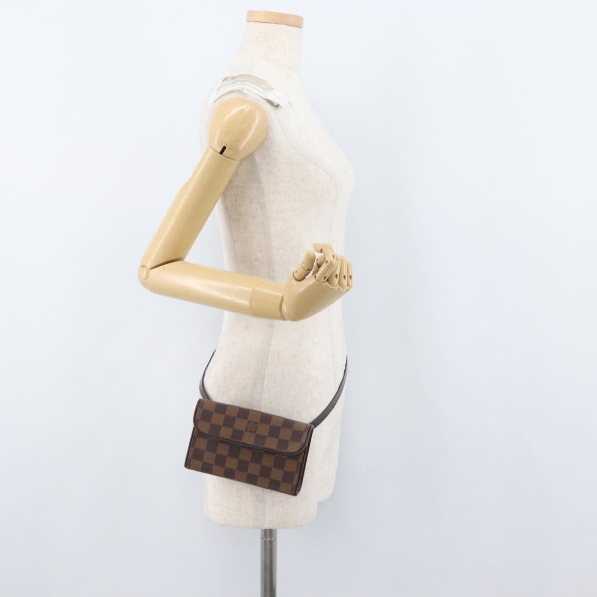 Louis Vuitton Florentine Waist Monogram Canvas, Brown, Canvas, Clutch