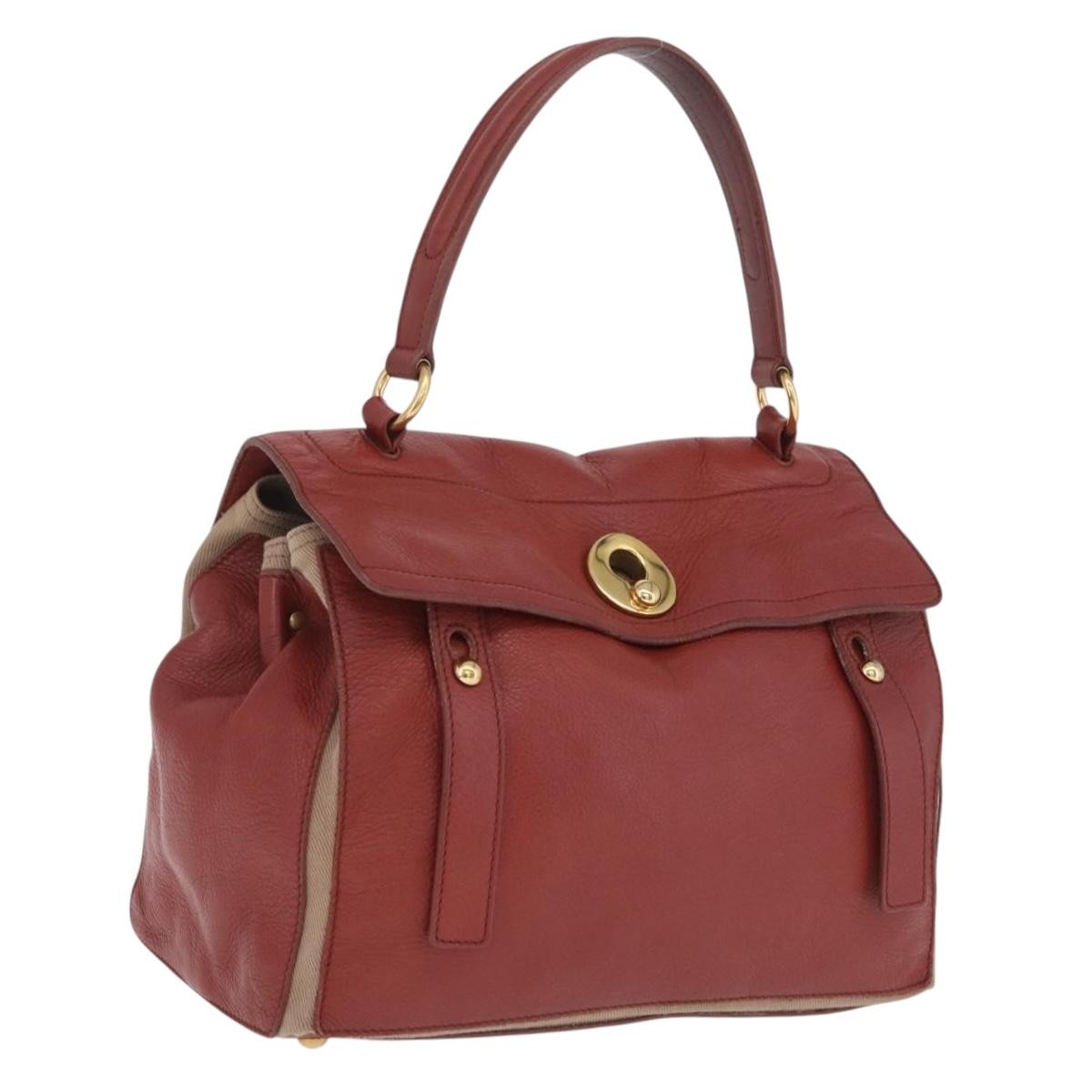 Saint Laurent Muse Two Leather, Brown, Leather, Handbag