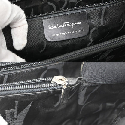 Salvatore Ferragamo Vala tote Nylon, Black, Nylon, Tote Bag