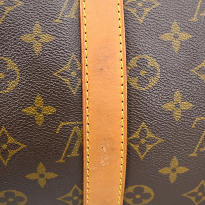 Louis Vuitton Keepall Monogram Canvas, Brown, Canvas, Travel Bag
