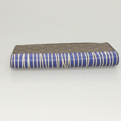 Louis Vuitton Porte Feuille Brother Patchwork, Blue, Canvas, Wallet