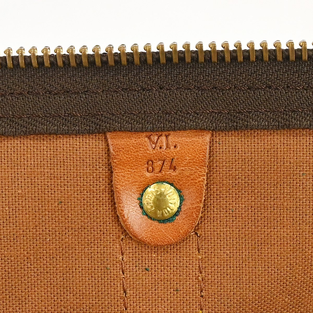 Louis Vuitton Keepall Monogram Canvas, Brown, Canvas, Travel Bag