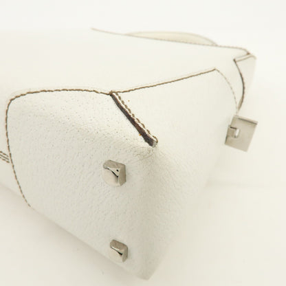 Salvatore Ferragamo Shoulder Bag Leather, White, Leather, Shoulder Bag