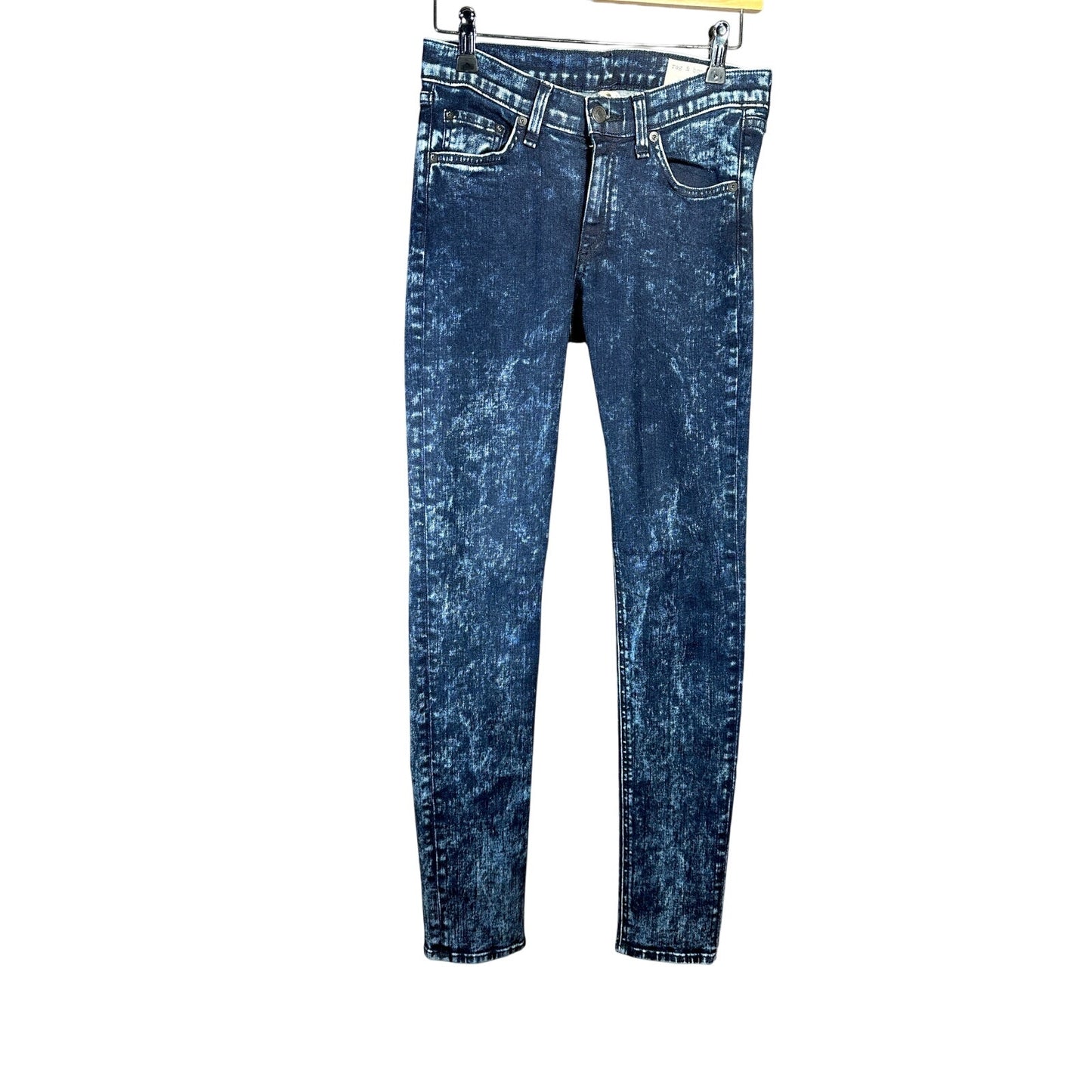 RAG & BONE The Skinny Jeans Acid Wash