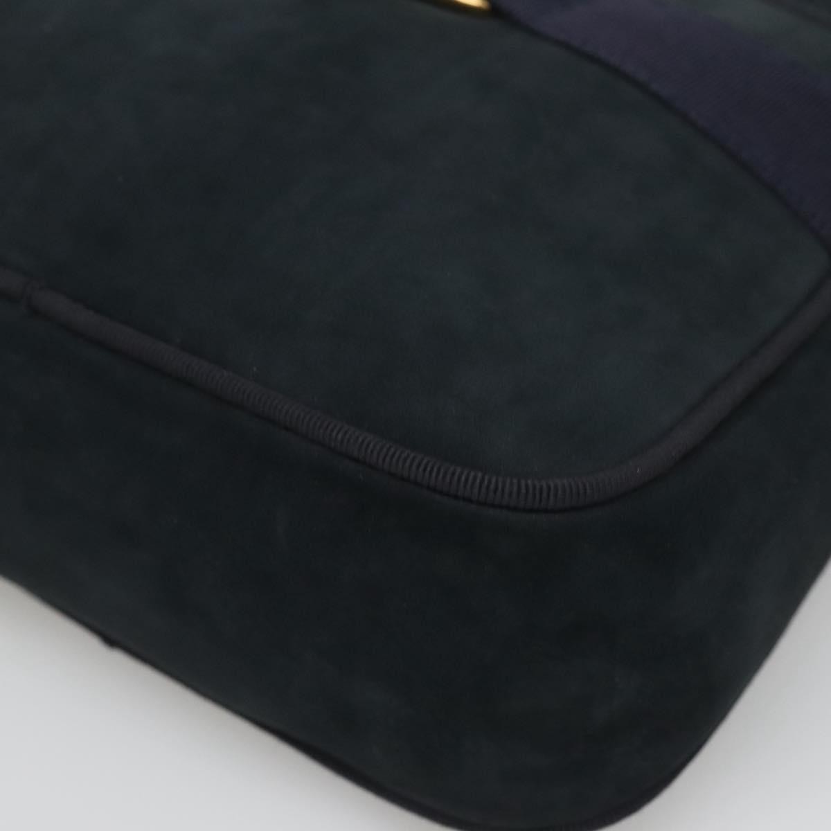 Salvatore Ferragamo Vara Bow camera Suede, Navy, Suede, Shoulder Bag