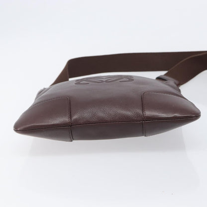 Loewe Anagram Leather, Brown, Leather, Shoulder Bag