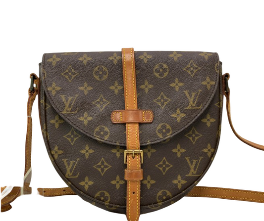 Louis Vuitton Chantilly Handbag Monogram Canvas, Brown, Canvas, Handbag