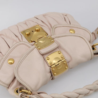 Miu Miu Coffer Hobo Matelasse Leather, Pink, Leather, Handbag