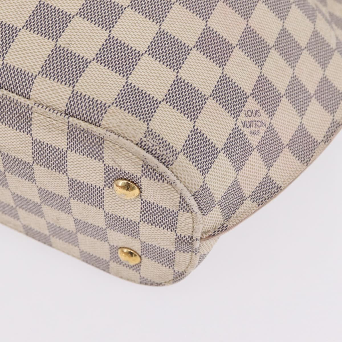 Louis Vuitton Girolata Damier, White, Canvas, Handbag