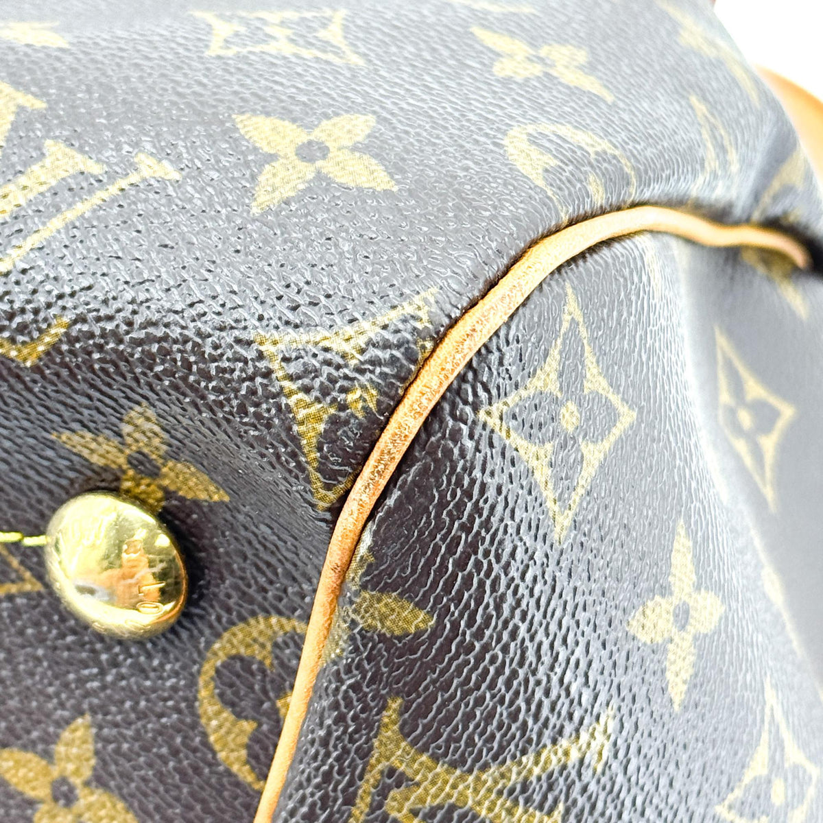Louis Vuitton Tivoli Monogram Canvas, Brown, Canvas, Handbag