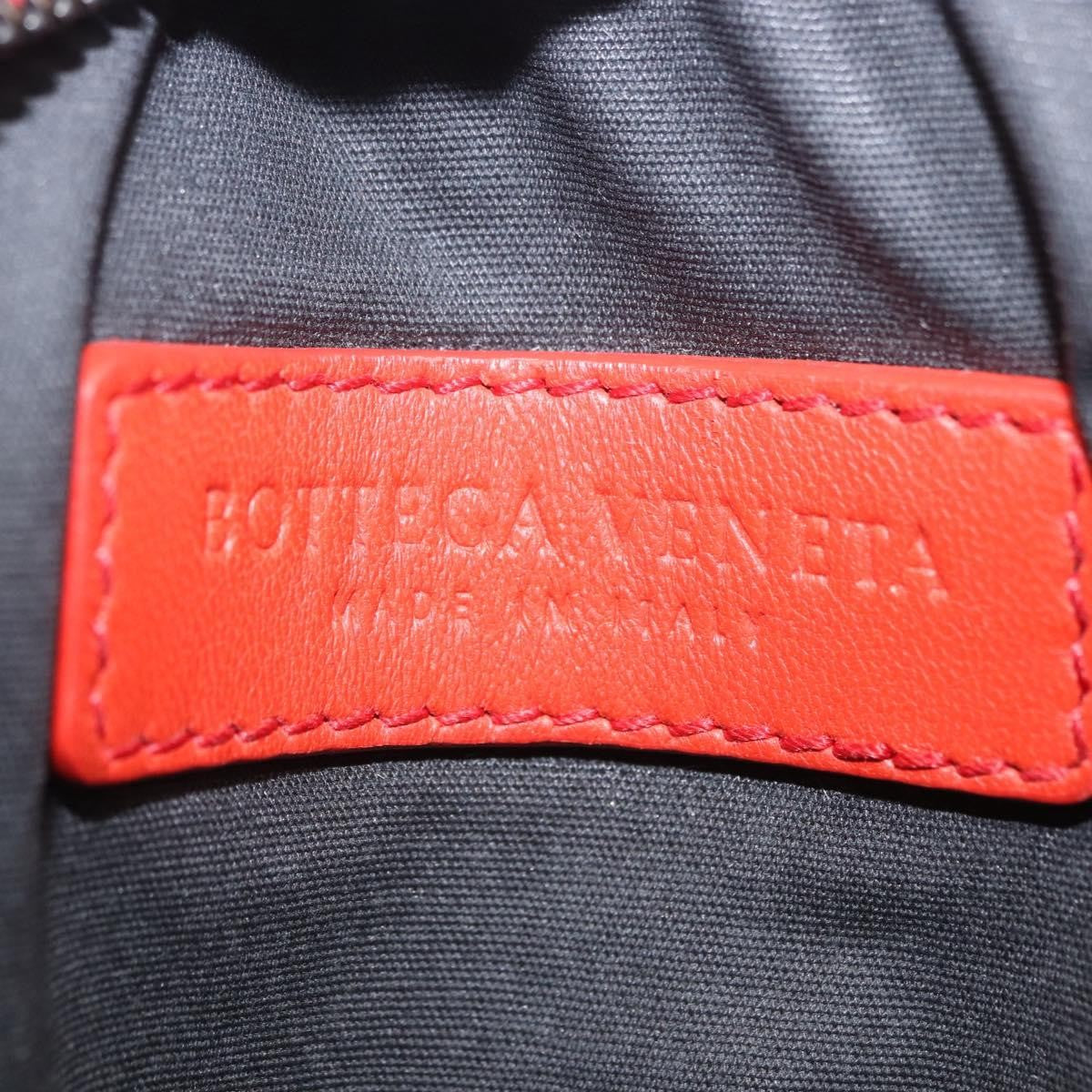 Bottega Veneta Light Waist Intrecciato Leather, Red, Leather, Clutch