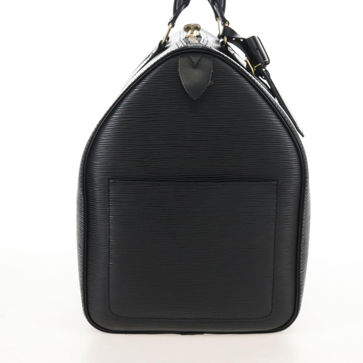 Louis Vuitton Keepall Epi Leather, Black, Leather, Travel Bag