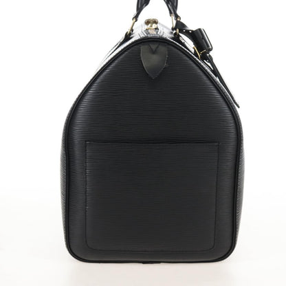 Louis Vuitton Keepall Epi Leather, Black, Leather, Travel Bag