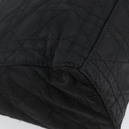 Christian Dior Vintage Lady Dior Bag Cannage Quilt Nylon, BLACK, NYLON, Handbag
