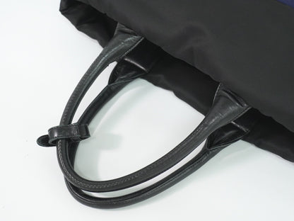 Prada Convertible Double Tessuto, Navy, Nylon, Tote Bag