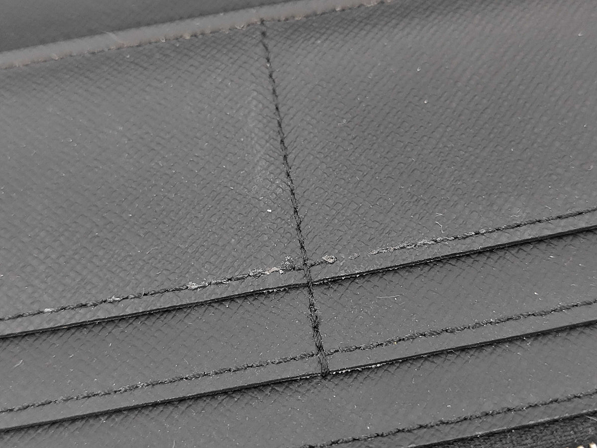Louis Vuitton Zippy wallet vertical Damier Graphite, Gray, Leather, Wallet