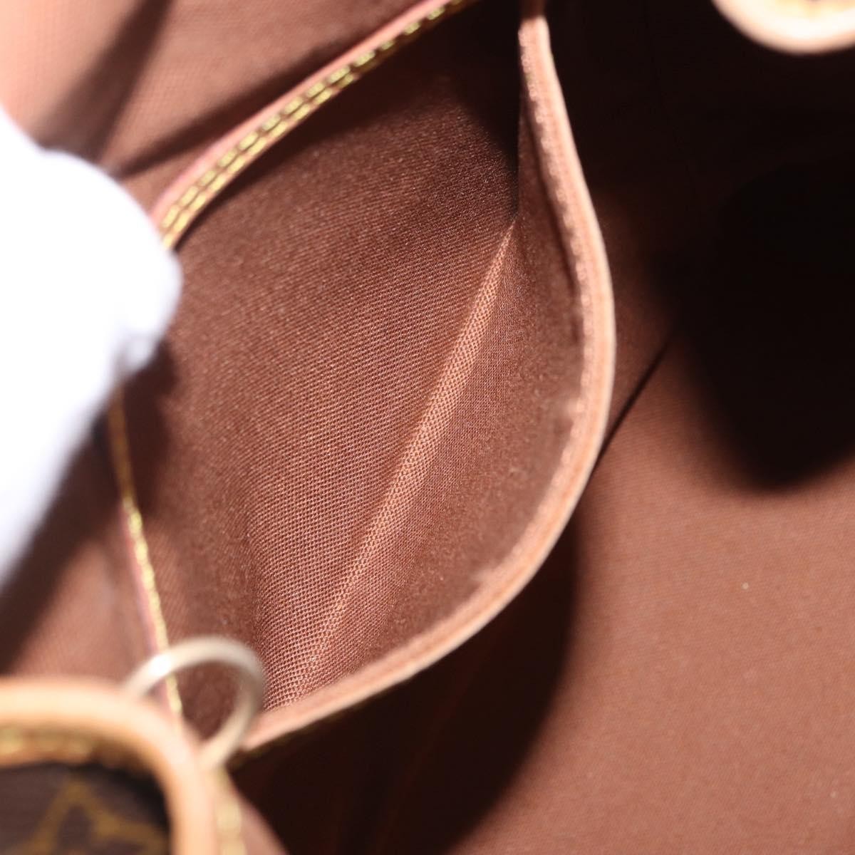 Louis Vuitton Vintage Montsouris Monogram Canvas, Brown, Canvas, Backpack