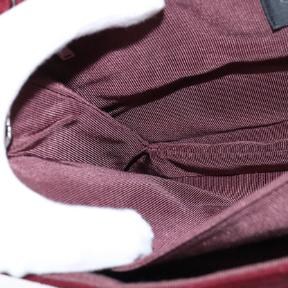 Chanel Chocolate Bar Flap Bag Quilted Satin, RED, SUEDE, Shoulder bag