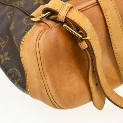 Louis Vuitton Montsouris Monogram, Brown, Canvas, Backpack
