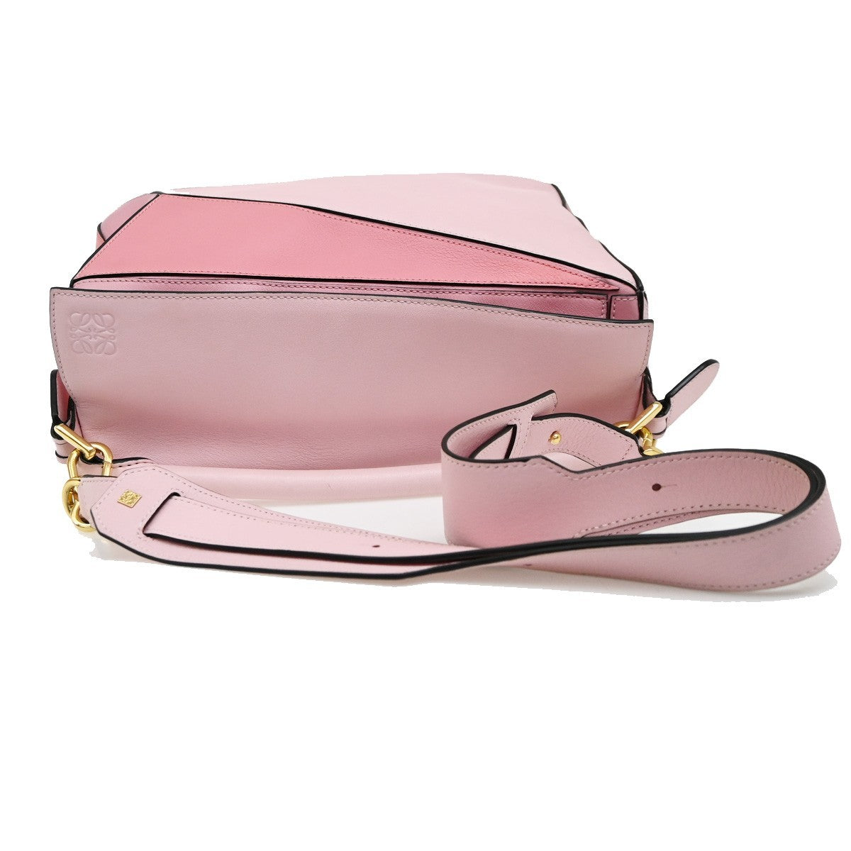 Loewe Puzzle Leather, Pink, Leather, Handbag