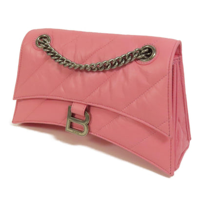 Balenciaga Hourglass Chain Crossbody Bag Leather, Pink, Leather, Crossbody Bag