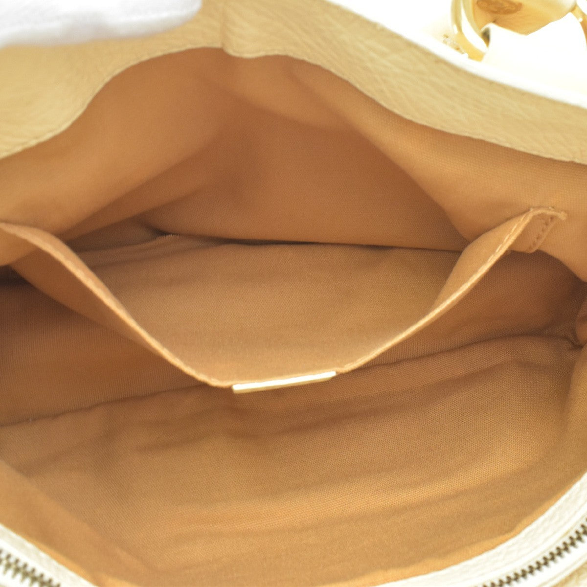 Celine Boogie Satchel Leather, Yellow, Leather, Handbag
