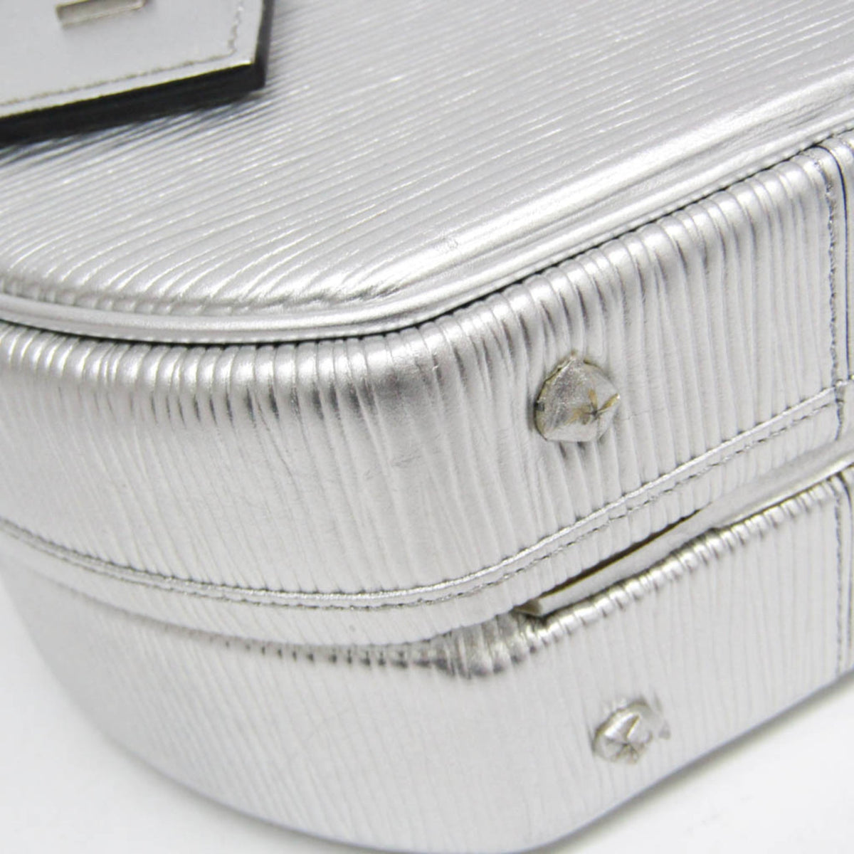 Louis Vuitton Petite Boite Chapeau Epi Leather, Silver, Leather, Handbag